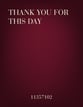 Thank You for this Day piano sheet music cover